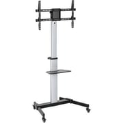 Newstar Sturdy TV Cart Stand Silver/Black