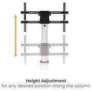 Newstar Sturdy TV Cart Stand Silver/Black
