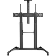Newstar Telescopic TV Cart Stand Matte Black