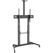 Newstar Telescopic TV Cart Stand Matte Black