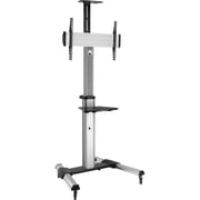 Newstar Height Adjustable TV Stand Silver/Black