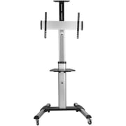 Newstar Height Adjustable TV Stand Silver/Black