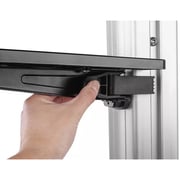 Newstar Height Adjustable TV Stand Silver/Black