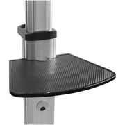 Newstar Height Adjustable TV Stand Silver/Black