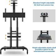 Newstar Sturdy TV Cart Stand Black