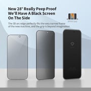S&S Privacy Screen Protector Black iPhone 16e