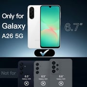 S&S Clear Case Transparent Samsung Galaxy A26