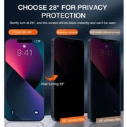 S&S Privacy Screen Protector Black iPhone 15 Pro Max