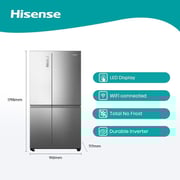Hisense Side By Side Refrigerator 869 Litres RS3N668SAI3