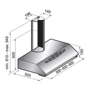 Sanmica Under Cabinet Hood SMH60CIX
