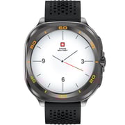 Swiss Military DOM 7 Gun Metal Smartwatch Silver/Black - SM-WCH-DOM7-GUNF-BLKS