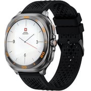 Swiss Military DOM 7 Gun Metal Smartwatch Silver/Black - SM-WCH-DOM7-GUNF-BLKS