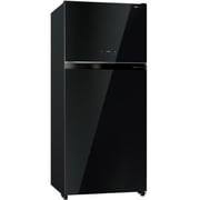 Toshiba Top Mount Refrigerator 611 Litres Black Glass - GR-RT835WE-PGE(XK)
