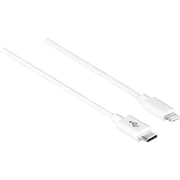 Masterplug USB C to Apple Lightning Cable 1m White