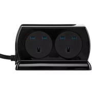 Masterplug SRGDUK44PB3 Compact Extension Socket