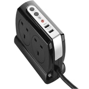Masterplug SRGDUK44PB3 Compact Extension Socket