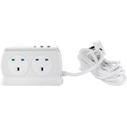 Masterplug SRGDUK44PW3 Compact Extension Socket