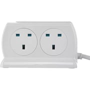 Masterplug SRGDUK44PW3 Compact Extension Socket