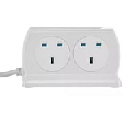 Masterplug SRGDUK44PW3 Compact Extension Socket