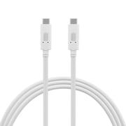 Masterplug USB C to USB C 1 Meter Charging Cable 1m White