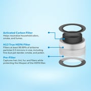 Honeywell Air Touch V1 3-in-1 Compound Filter Black White