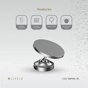 Levelo Magnifica Magntic Car Holder Silver