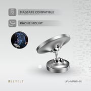 Levelo Magnifica Magntic Car Holder Silver