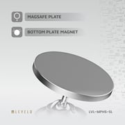Levelo Magnifica Magntic Car Holder Silver