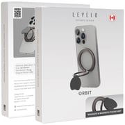Levelo Orbit MagSafe Ring Holder Grey