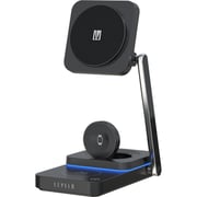 Levelo Aurora 3-in-1 Wireless Charger Black