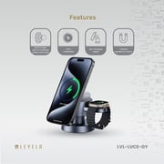 Levelo Luce 4-in-1 Wireless Charger Grey