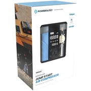 Powerology Jump Starter With Tire Inflator 8800mAh Transparent PPBCHA47-TP