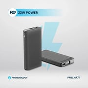 Powerology Power Bank 10000mAh Black PPBCHA71