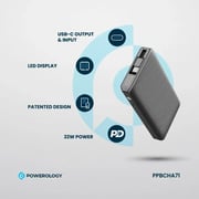 Powerology Power Bank 10000mAh Black PPBCHA71