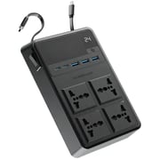 Powerology PWCUQC029 4 Way Power Strip 2500W