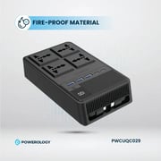 Powerology PWCUQC029 4 Way Power Strip 2500W