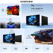 TCL 85inch P7K 4K QLED Google Television (2025 Model)