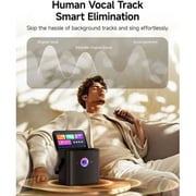 Ikarao All-in-One Karaoke Speaker With Screen Black