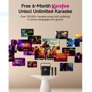 Ikarao All-in-One Karaoke Speaker With Screen Black
