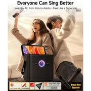 Ikarao All-in-One Karaoke Speaker With Screen Black