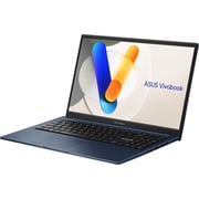 Asus Vivobook 15 (2023) Laptop - 13th Gen / Intel Core i5-1334U / 15.6inch FHD / 512GB SSD / 8GB RAM / Shared Intel UHD Graphics / Windows 11 Home / English & Arabic Keyboard / Quiet Blue / Middle East Version - [X1504VA-NJ1828W]