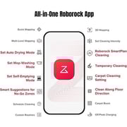 Roborock Q Revo MaxV Robotic Vacuum Cleaner White QR0PEP+EWFD20HRR