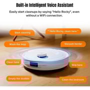 Roborock Q Revo MaxV Robotic Vacuum Cleaner White QR0PEP+EWFD20HRR