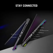 Asus ROG Strix G16 Gaming (2025) Laptop - 13th Gen / Intel Core i5-13450HX / 16inch FHD+ / 512GB SSD / 16GB RAM / 6GB NVIDIA GeForce RTX 4050 Graphics / Windows 11 Home / English & Arabic Graphics / Eclipse Gray / Middle East Version - [G614JU-N3092W]