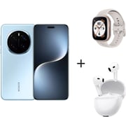 Honor Magic 7 Pro 5G 512GB 12GB RAM Breeze Blue Dual Sim Smartphone + Watch 4 + S7 TWS Buds