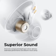 SoundPEATS Free2 classic Wireless Earbuds - White