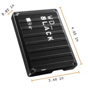 Western Digital P10 External Hard Drive USB 3.2 Gen 1 5TB Black WDBA3A0050BBK-WEBB