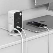 Momax US21UKW 1-Charge Flow 6 Outlet Digital Display Power Tower with USB Ports 35W