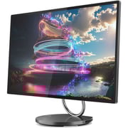 Lenovo Yoga AIO 32ILL10 All-in-One (2025) Desktop - 2nd Sereis / Intel Core Ultra 7-256V / 31.5inch UHD / 1TB SSD / 32GB RAM / 6GB NVIDIA GeForce RTX 4050 / Windows 11 Pro / English & Arabic Keyboard / Storm Grey / Middle East Version - [F0HX0004AX]