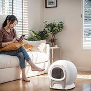 Whiskers & Wag Self Cleaning Automatic Cat Litter Box (Pack of 1)